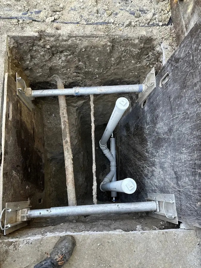 Experienced plumber completing Gas Line Repair work in Trinity